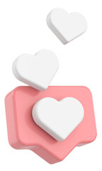 3D like icon. 3D illustration.