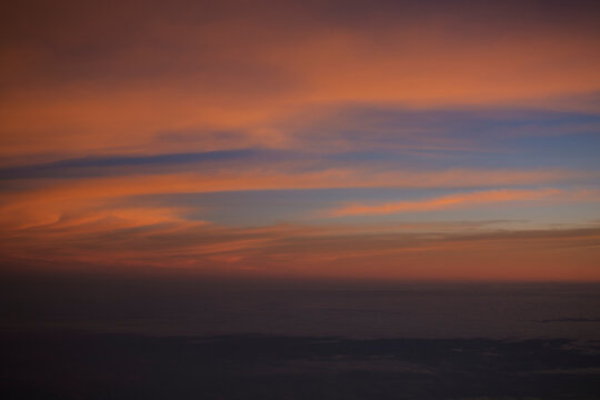 Aerial View of Cloud and Sky from Airplane's window © Nilrat