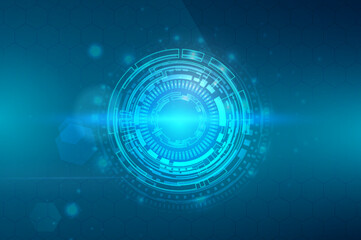 Abstract technology design element.