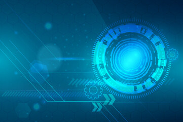 Abstract technology design element.