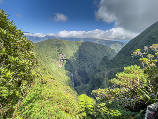 Vue du Trou de Fer à la Réunion