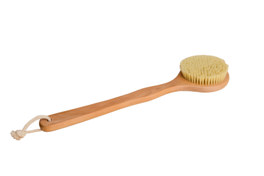 Shower brush isolated on white background
