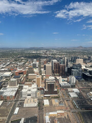 Fototapeta na wymiar Vue aérienne de Phoenix