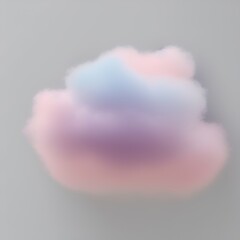 AI-Generated Image of Pastel Abstract Clouds