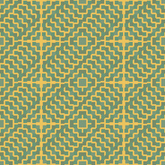 seamless pattern with ethnic shapes