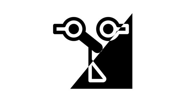 limit switch mechanism glyph icon animation
