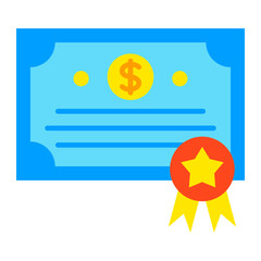 Certificate Flat Icon