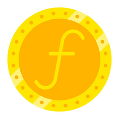 Guilder Flat Icon