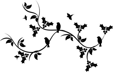 Christmas branch tree