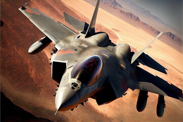 Illustration of Fighter Jet