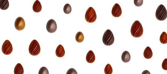  Eggs. 3D. Golden Egg