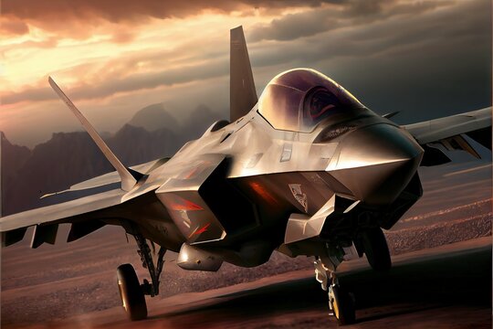 Illustration of Fighter Jet