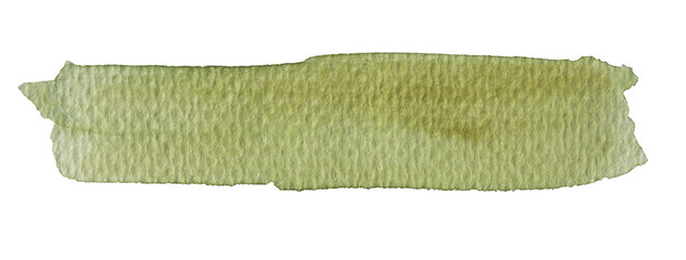 green abstract watercolor hand painted background 