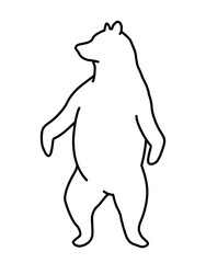 Bear outline icon