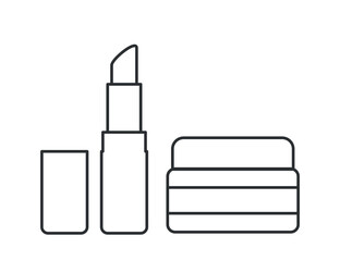 Cosmetic product linear icon