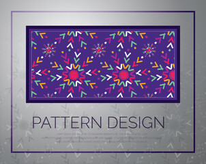 Creative colorful pattern texture vector background design