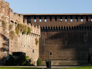 Fototapeta premium castello sforzesco in milano