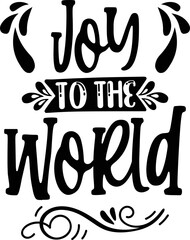Joy to the World SVG