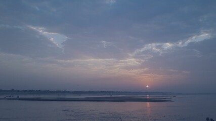 Obraz premium sunset over the sea