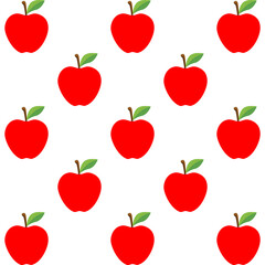Patrón repetitivo con manzana