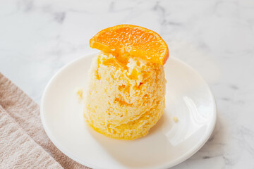 手作りみかんのカップケーキ