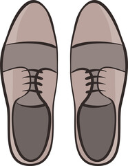 Pair of men's shoes