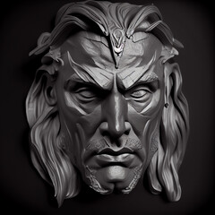 Obraz premium Sculpture of a Norse god