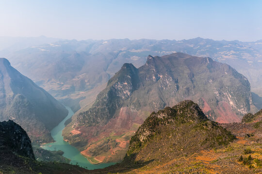 Ma Pi Leng Pass; Ha Giang Province, Vietnam