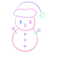 Rainbow line Christmas decoration, signs and symbols, Hand drawn in doodle style.