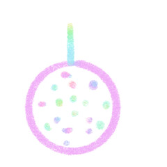 Rainbow line Christmas decoration, signs and symbols, Hand drawn in doodle style.