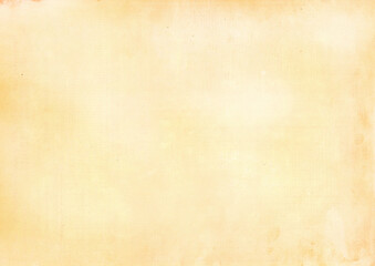 Texture of old yellow paper with scratches and scuffs. Parchment. retro paper