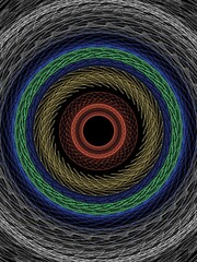 Obraz premium circle artistic design texture in with a black background