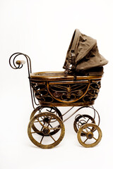 Fototapeta na wymiar vintage Victorian stroller