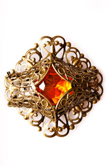 ancient Gothic fantasy jewel isolated
