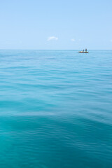 View of the tranquil sea near the Island of Mozambique