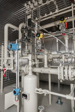 Instrumentation and controls package assembled in a fabrication plant; Innisfail, Alberta, Canada