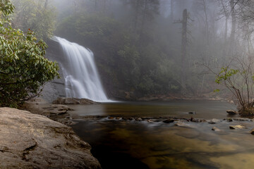 Blue Ridge Mountains waterfall