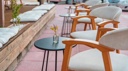 Cafeteria interior with cute design