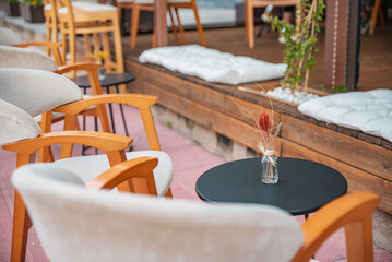 Cafeteria interior with cute design
