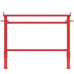Obraz premium 3D rendering illustration of a builders trestle bandstand