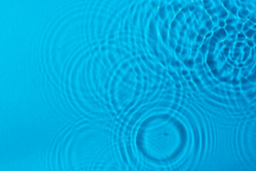 The texture of the surface of the water.