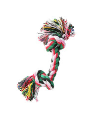 string toy for dogs on a white background