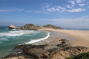 Obraz premium Beach in the summer, Robberg 