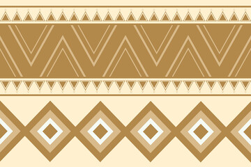 Ethnic fabric pattern geometric style. Sarong Aztec Ethnic oriental pattern traditional cream background. Abstract,vector,illustration. use for texture,clothing,wrapping,decoration,carpet. 