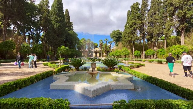 Jnan Sbil garden in the old town of Fez