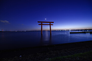 鹿島神宮　一之鳥居　鹿嶋市	