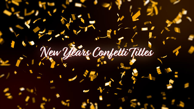 Cool New Years Confetti Titles