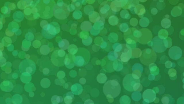 Motion graphics. Abstract background with bokeh. Soft light defocused spots