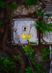 post box on the wall of a house