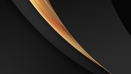 Luxury black and gold background